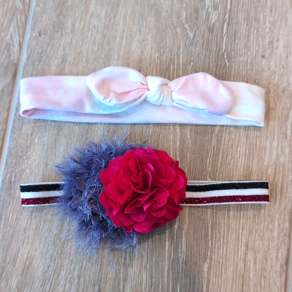 Baby Girl Headbands Size 12 Month - 2T, Tie-Die and 4th of July